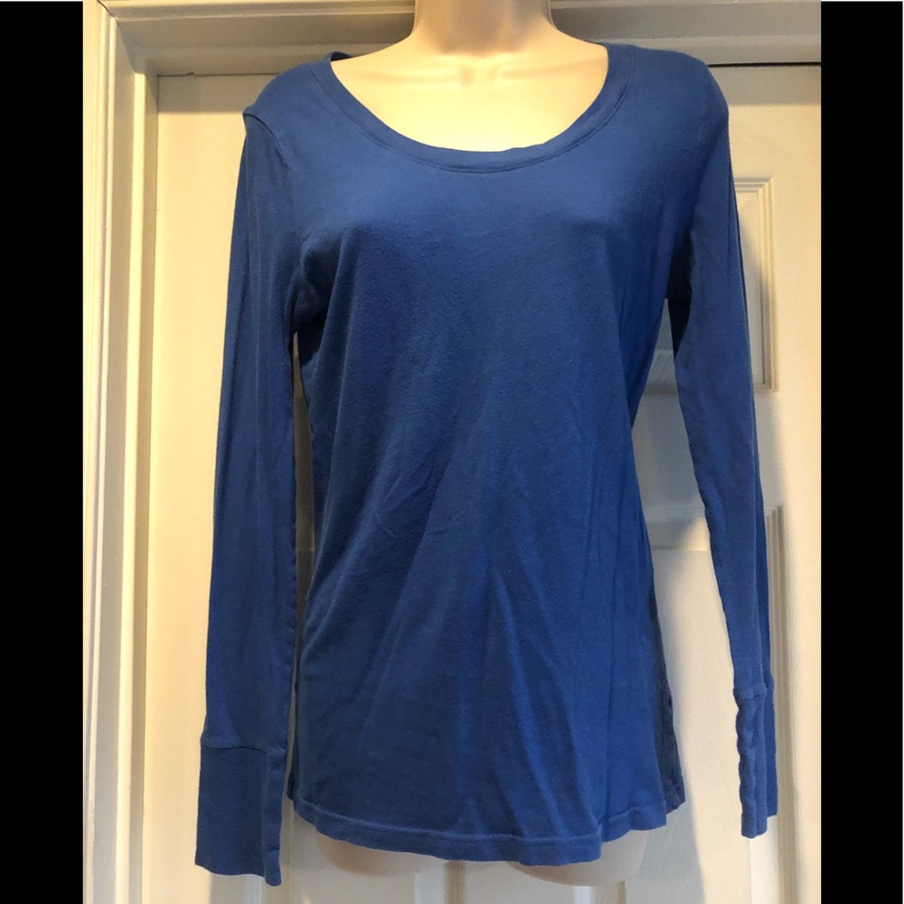 OP women’s/juniors Royal Blue LS Top